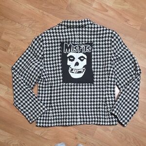 Misfits Upcycled Houndstooth Blazer